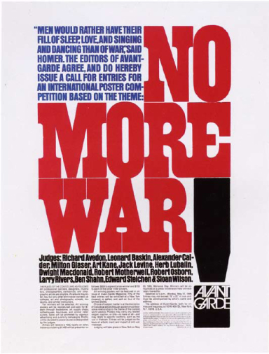 No More War poster
