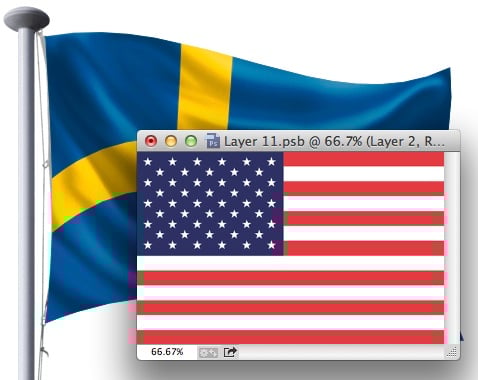 flag step 22 flag step 22