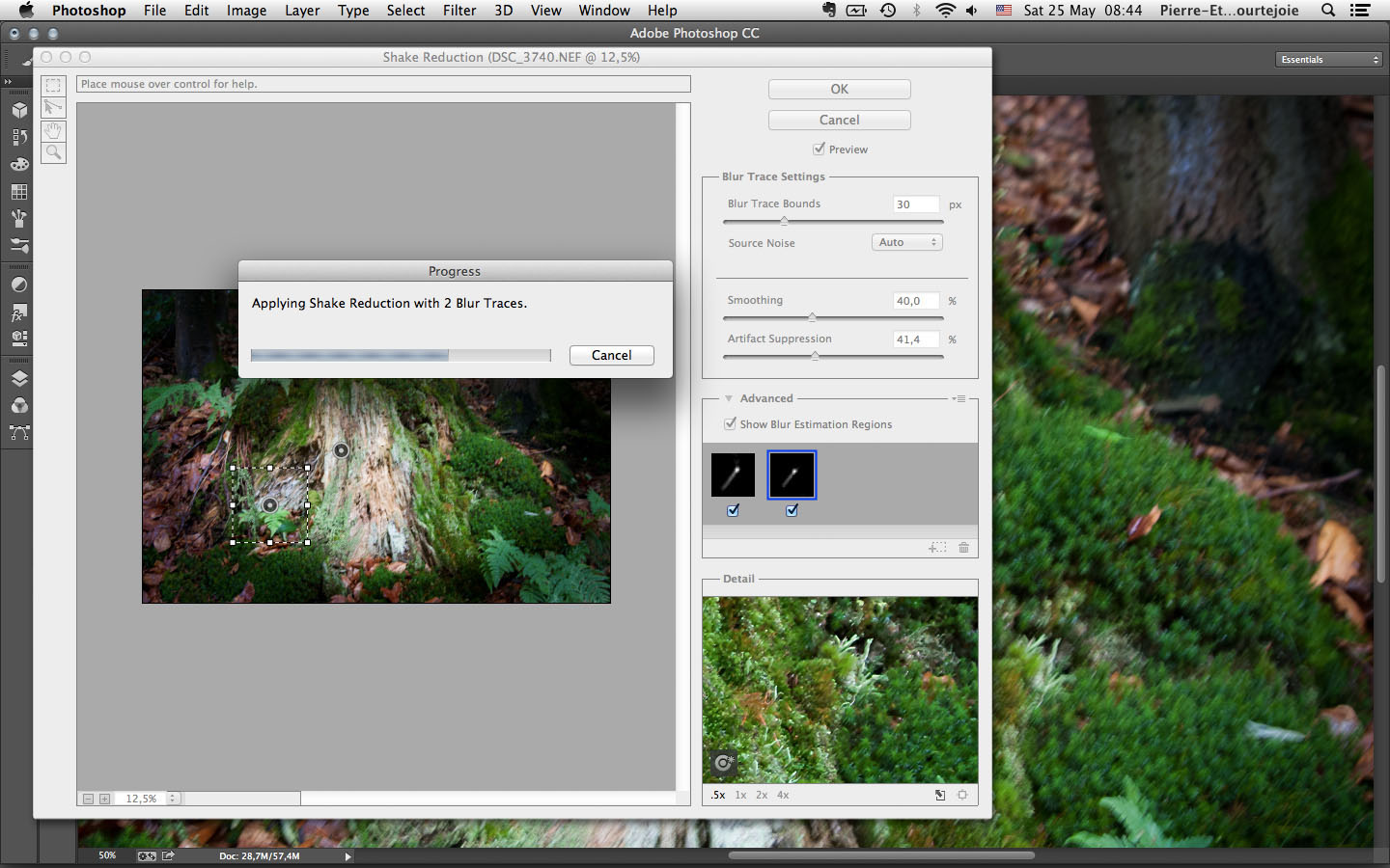 Photoshop CC Camera Shake Reduction filter Photoshop CC Camera Shake Reduction filter