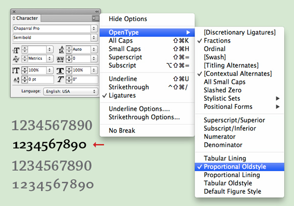 proportional oldstyle figures proportional oldstyle figures