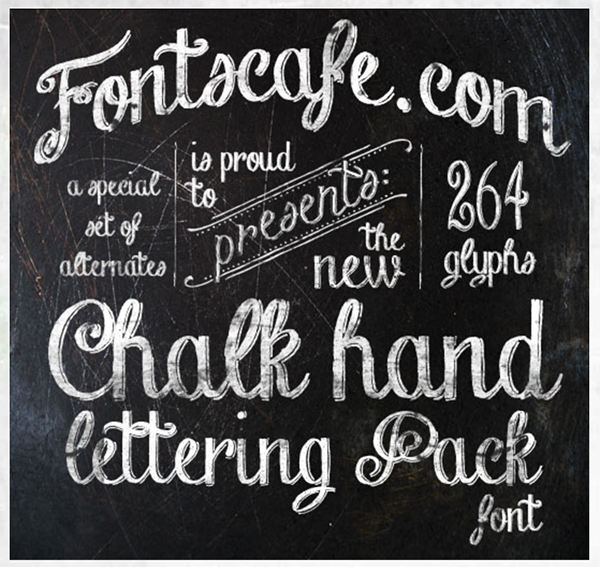 Chalkhand Lettering Font Chalkhand Lettering Font